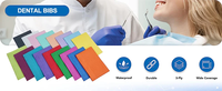 Bavoirs dentaires stériles de haute qualité bavoirs dentaires jetables médicaux confortables papier de soie imperméable