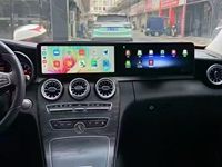 Écran IPS 24,6 pouces, CarPlay sans fil, Android Auto, WiFi, CarPlay pour Mercedes Benz/GLK/CLS/E/A Class, double écran, unité principale W205