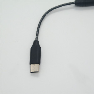 Cable adaptador de audio trenzado tipo C macho a 3,5 mm para teléfonos móviles y periféricos de audio - Product Image 2