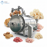 Grote capaciteit vacuümvriesdroogmachine voor snoep en dierenvoer, automatische lyofilisator voor fruitsnacks