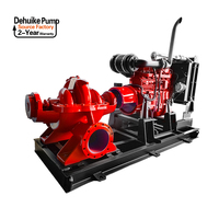 Pompes à incendie diesel haute pression Dehuike 35hp 40hp 50hp, fabricants de pompes à incendie pour stations-service