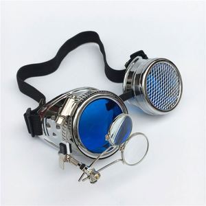 Gafas de Malla Monoculares Retro de Moda 2019 al por Mayor Baratas de Fábrica, Gafas de Aumento para Cosplay, Gafas Steampunk Góticas - Product Image 3