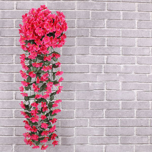 Fiori Artificiali di Viola Pendenti, Simulazione di Vite di Viola Finta per Decorazioni Matrimoniali e Domestiche - Product Image 5