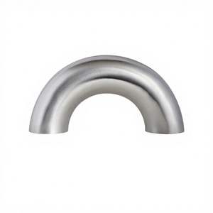 Raccord de tuyauterie en acier inoxydable poli à 180 degrés en forme de U, forgé, pour applications de plomberie basse pression - Product Image 4