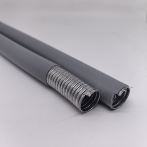 Vente en gros sur mesure Conduit électrique flexible étanche aux liquides de forme ondulée en zinc enduit de plastique de haute flexibilité pour atomique - Product Image 4