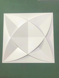 Udk Glossy Sliver Wall Board Gegalvaniseerd 3d Behang Voor Lounge Winkelcentrum Woondecoratie