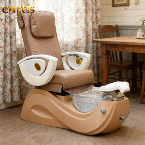 Sillón Eléctrico de Pedicura y Manicura con Taburete, Muebles de Lujo para Spa y Salón, Masaje Reclinable, Hidromasaje Magnético, Spa para Salón de Uñas - Product Image 3