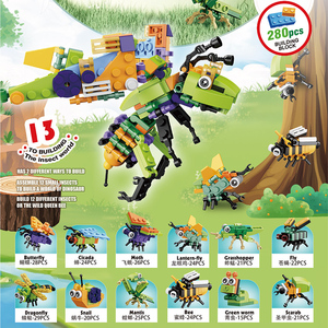 12in1 אבני בניין יצירתי <span class=keywords><strong>diy</strong></span> להגדיר בתפזורת עיר עירונית קלאסית חלקיקים קטנים לבנים הרכבה צעצועים חינוכיים לילדים - Product Image 2