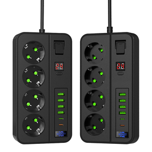 Multifunctional <strong>Socket</strong> European Standard Intelligent Timed Power off <strong>Socket</strong> 4 USB <strong>Sockets</strong> 2Type-c with 4 Way EU Outlet Plug - Product Image 6