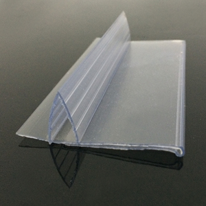 Trong suốt PVC/PET/PC rõ ràng nhựa kệ giá tag chủ hiển thị siêu thị Kho phụ kiện Dải móc áo hiển thị - Product Image 3