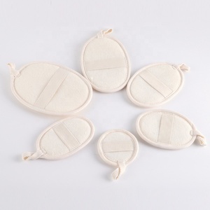 Éponge de loofah naturelle, étiquette privée, ovale, exfoliante, pour la douche, tampon de bain, gommage, réutilisable, pour le démaquillage - Product Image 6