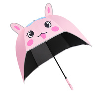 Nouveau parapluie automatique pour enfants, adorable, pour le soleil et la pluie, parapluie pliable pour enfants, parapluie de dessin animé avec logo