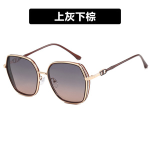 Poligono di lusso di marca di design quadrati occhiali da sole nuove donne uomini moda occhiali da sole sfumati occhiali da sole UV400 De Sol Ocul - Product Image 6