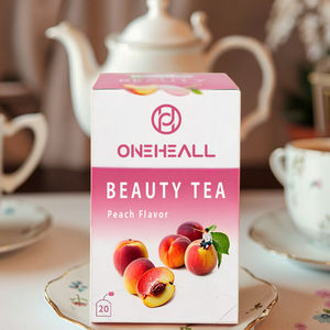 Vente en gros Thé embellissant Thé aux plantes décaféiné sans sucre Pêche Beauté et soins de la peau <span class=keywords><strong>Bienfaits</strong></span> naturels Sachet de thé - Product Image 4