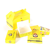 Boîte d'emballage pour frites personnalisées avec logo, emballage pour la restauration rapide, boîte à emporter jetable, boîte à déjeuner, boîte à frites, boîte à poulet, boîte alimentaire en papier