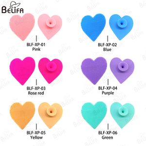 Pinceau à shampoing Spot Love en gros Maquillage doux Tampon propre Exfoliant pour le visage Pinceau nettoyant pour le visage en silicone pour les soins de la peau - Product Image 6