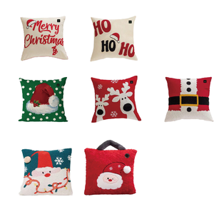 Sarung bantal pemanas Graphene kain kustom bantal USB Selamat Natal dengan lapisan pemanas Graphene - Product Image 1