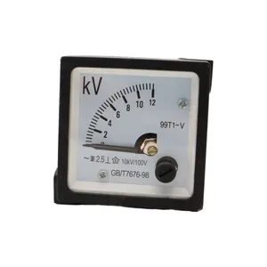 Power meter Ammeter Pointer tipe 99T1 mekanik AC meter frekuensi kotak distribusi HZ 100A 200A 300A 500A