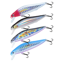 Aotuo - Juego de Señuelos Flotantes de 5g, 7g, 10g y 14g para Pesca de Lubina, Pargo, Mandarina, en Agua Dulce y Salada