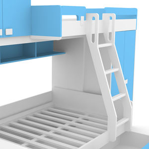 Muebles de <span class=keywords><strong>madera</strong></span> maciza para el hogar para niños, armario con cerradura, doble escalera, cabina, cama - Product Image 5