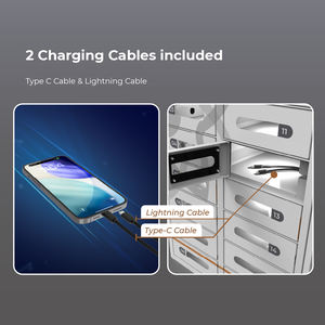 Casillero de carga y almacenamiento de teléfono IoT 32 Bay para administración escolar Control de acceso seguro para teléfonos de estudiantes y personal - Product Image 4