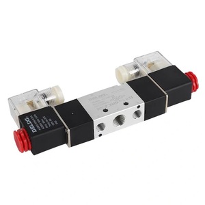 Vanne solénoïde Delixi 2 positions 5 voies 4V220 08 220V à double commande électrique, vanne de commande pneumatique - Product Image 1