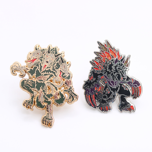 Скользящая металлическая эмалированная булавка - Product Image 3