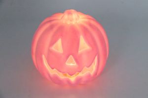 <span class=keywords><strong>Halloween</strong></span> casa stregata LED in plastica 5 pollici di zucca lanterna decorazione per esterni e interni - Product Image 4