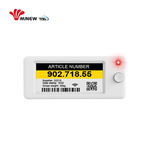 ป้ายราคาอิเล็กทรอนิกส์ MinewTag STag29A ขนาด 2.9 นิ้ว 3 สี พร้อมปุ่มกด Bluetooth 5.0 สำหรับระบบหยิบสินค้าในคลังสินค้า - Product Image 1