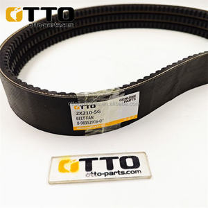 Otto Waterpomp Aandrijfriem 8981529060 Voor <span class=keywords><strong>Hitachi</strong></span> ZX200-5G Graafmachine 6bg1 Motor Koelsysteem Ventilatorriem Vervanging - Product Image 2