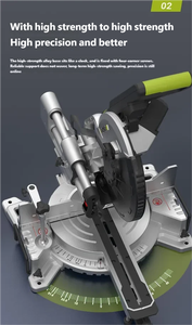 Scie oblique sans balais à batterie lithium WU486.9, machine de découpe multifonctionnelle, machine de découpe d'angle de bureau pour le travail du bois - Product Image 4