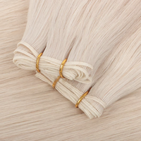 Nouvelles extensions de cheveux de luxe 100% vierges Remy, double épaisseur, invisibles, sans couture, à clipser, couleurs claires