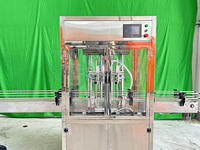 Machine de remplissage automatique pneumatique de liquides haute précision 50-5000 ml réglable pour boissons gazeuses avec pompe et engrenage