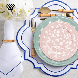 Juego de Platos de Cerámica con Estampado Floral Pintado a Mano, Color Verde Oscuro, Lujoso y Duradero, <span class=keywords><strong>Vajilla</strong></span> Elegante en Contraste para una Experiencia Sofisticada - Product Image 5