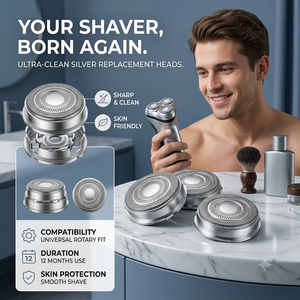 Kit de Lames de Rechange Universelles pour Système de Rasage Masculin – Accessoires de Réparation Durables pour Rasoir Électrique – Fabrication OEM - Product Image 1
