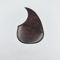 Protection de manche de guitare acoustique folk en PVC autocollante, motif tortue/goutte d'eau, vente en gros usine