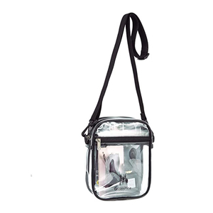 Borsa in PVC Trasparente <span class=keywords><strong>2022</strong></span> Approvata per Stadi <span class=keywords><strong>NFL</strong></span>, Borsa a Tracolla Messenger in PVC, Borsetta Trasparente, Borsa a Spalla Trasparente - Product Image 4