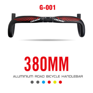 Tay lái xe đạp hợp kim OEM 31.8mm/25.4mm*380-440mm, tay lái xe đạp đường trường, phụ kiện xe đạp, phụ tùng xe đạp địa hình - Product Image 3