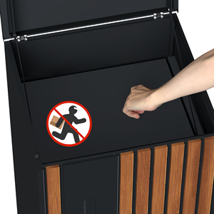 Pakketkluis vrijstaand brievenbus op maat gemaakte hoogbeveiligde expresspakketkast veranda brievenbus metalen buiten pakketkluis - Product Image 4