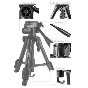 Kingjoy-trípode extensible para cámara web, soporte de escritorio para teléfono, Webcam - Product Image 2