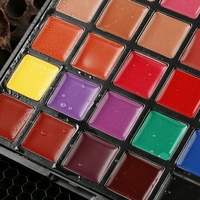 Palette de rouge à lèvres 25 couleurs, ensemble de rouges à lèvres mats, imperméable, non toxique, anti-adhésif, sans logo
