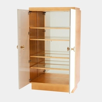 Meuble de salon en bois de haute qualité avec zone de rangement suspendue, armoire multi-rangements segmentée de grande taille