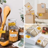 Autocollants personnalisés résistants à la corrosion, imperméables, classiques, argent brossé, or, impression adhésive pour bougies, boîtes cadeaux alimentaires