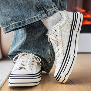2026 High-Quality <b>Canvas</b> Women's and Men's Sport Shoes, Retro Casual Skateboarding Shoes - Product Image 6