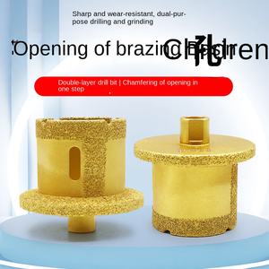 ダイヤモンドコアドリルビット 真空ろう付け式 洗面器/シンク穴開け用 グラナイト・大理石・タイル・セラミック用 - Product Image 4