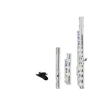 Flûte à <span class=keywords><strong>bec</strong></span> en argent plaqué nickel à 17 clés en Do, instrument de musique - Product Image 2