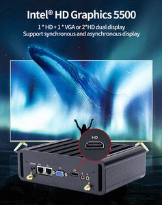 Máy chủ máy tính mini mới 2x10G SFP + 2.5g i3 n355 n305 N150 N100 2xnvme DDR5 mềm định tuyến proxmox-cho công nghiệp sử dụng UK Cắm 4 lõi - Product Image 3