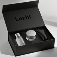 Boîtes magnétiques cosmétiques personnalisées de haute qualité et solutions d'emballage de coffrets cadeaux en papier pour soins de la peau masculins de luxe