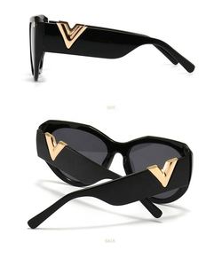 Mode Vintage femme V forme Design plastique <span class=keywords><strong>nuances</strong></span> surdimensionné dégradé lunettes <span class=keywords><strong>de</strong></span> soleil femmes noir grand cadre lunettes <span class=keywords><strong>de</strong></span> soleil yeux <span class=keywords><strong>de</strong></span> chat - Product Image 3