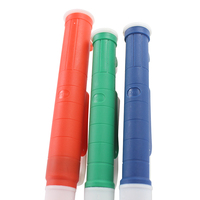 Pipette de laboratoire en plastique, pompe à air manuelle pour l'éducation, 2ml, 10ml, 25ml